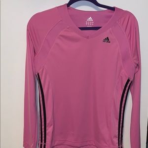 Iight purple Adidas long sleeve tee